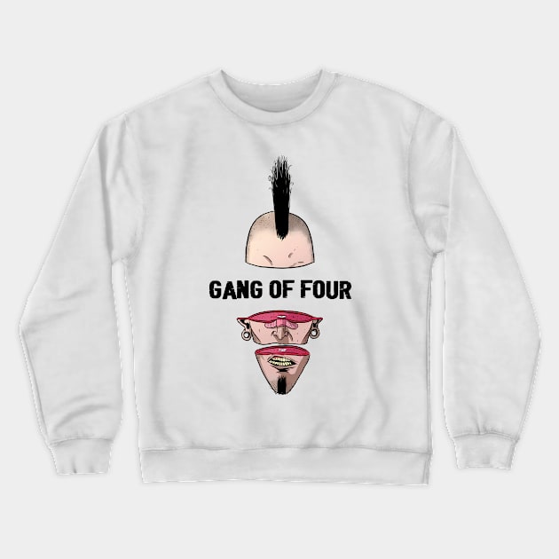 Punk Man Gang Of Four Crewneck Sweatshirt by limatcin